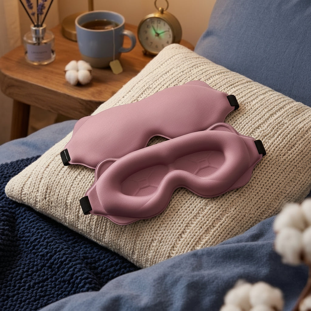 Masque de Sommeil 3D CloseEyes  Blocage Total de la Lumière