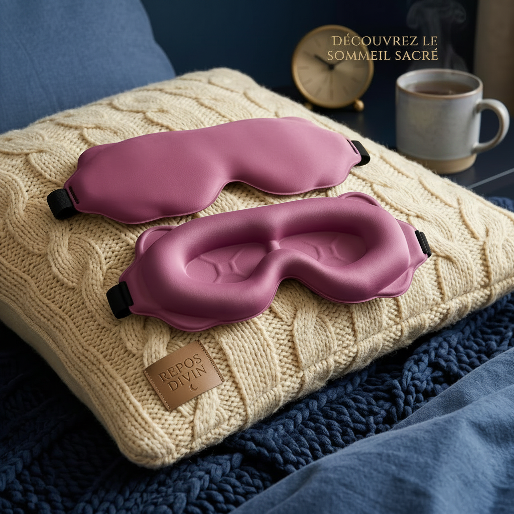 Masque de Sommeil 3D CloseEyes  Blocage Total de la Lumière