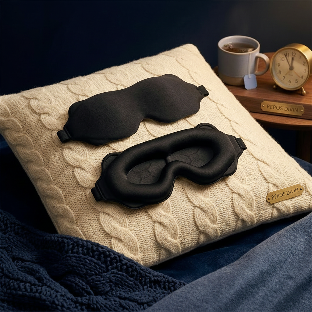 Masque de Sommeil 3D CloseEyes  Blocage Total de la Lumière