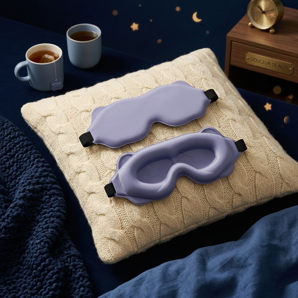 Masque de Sommeil 3D CloseEyes  Blocage Total de la Lumière